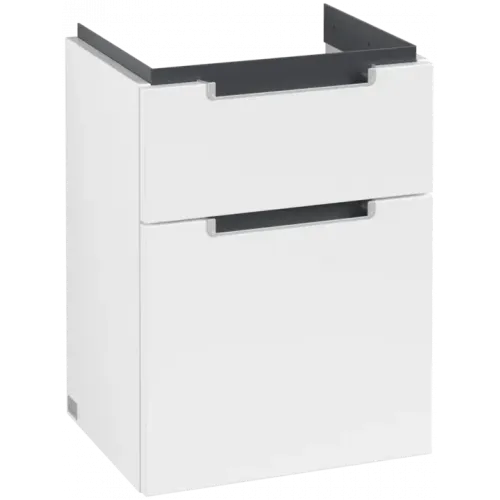 Villeroy & Boch Subway 2.0 Тумба под раковину, 2 выдвижных ящика, 440 x 590 x 351 mm, White Matt A90600MS