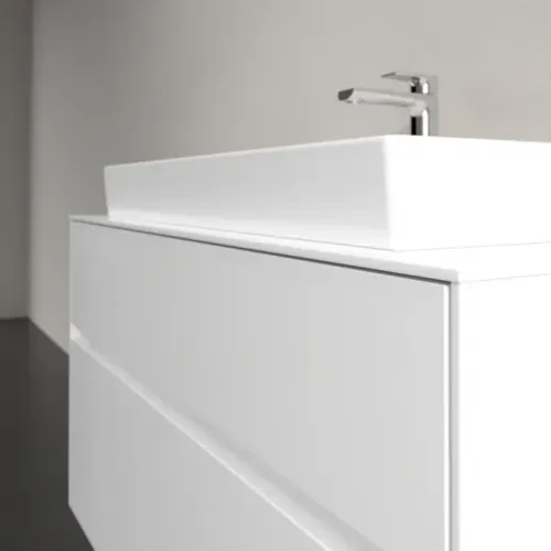 Villeroy & Boch Collaro Тумба под раковину, с подсветкой, 2 выдвижных ящика, 1000 x 548 x 500 mm, Glossy White / Glossy White C020B0DH