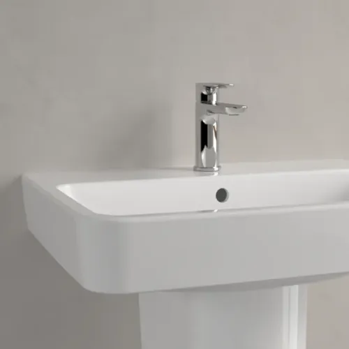 Villeroy & Boch O.novo Pаковина, 650 x 460 x 175 mm, Альпийский белый CeramicPlus, с переливом 4A4165R1