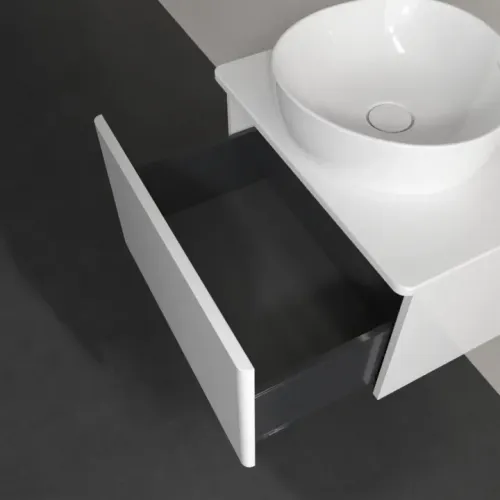Villeroy & Boch Antao Тумба под раковину, с подсветкой, 1 выдвижной ящик, 600 x 360 x 500 mm, лицевая поверхность без текстурированной отделки, Glossy White Lacquer / Glossy White Lacquer L29010GF