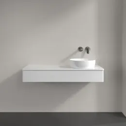 Villeroy & Boch Antao Тумба под раковину, 1 выдвижной ящик, 1200 x 190 x 500 mm, лицевая поверхность без текстурированной отделки, Glossy White Lacquer / Glossy White Lacquer K12010GF