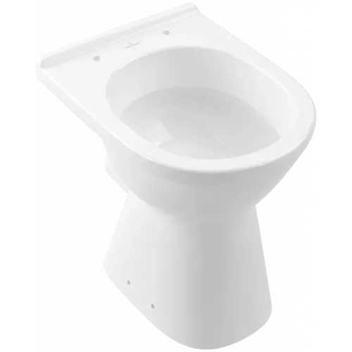 Villeroy & Boch ViCare Унитаз с открытым смывным краем с горизонтальным смывом (с полкой), напольный, Альпийский белый 4684R001