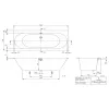 Ванна Villeroy & Boch Oberon 2.0 170 x 75 см квариловая UBQ170OBR2DV-01