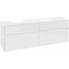 Villeroy & Boch Collaro Тумба под раковину, 4 выдвижных ящика, 1600 x 548 x 500 mm, Glossy White / Glossy White C10500DH