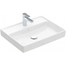 Villeroy & Boch Collaro Pаковина, 600 x 470 x 160 mm, Альпийский белый, без перелива 4A336101