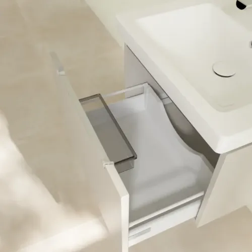 Villeroy & Boch Subway 2.0 Тумба под раковину, 1 выдвижной ящик, 587 x 420 x 454 mm, Soft Grey A68700VK