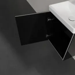 Villeroy & Boch Avento Тумба под раковину, 1 дверь, 430 x 514 x 384 mm, Стекло черное A88700B3