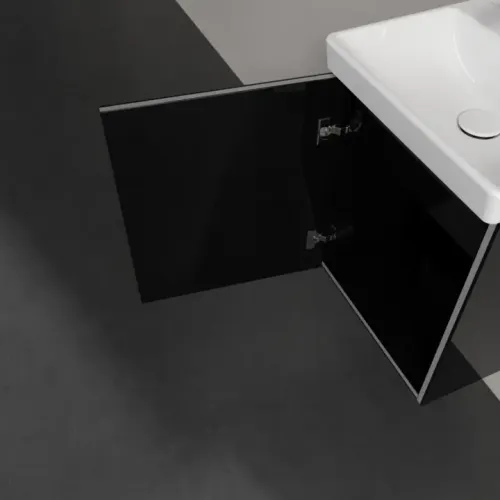 Villeroy & Boch Avento Тумба под раковину, 1 дверь, 430 x 514 x 384 mm, Стекло черное A88700B3