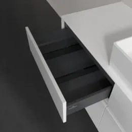 Villeroy & Boch Collaro Тумба под раковину, с подсветкой, 4 выдвижных ящика, 1200 x 548 x 500 mm, Glossy White / Glossy White C130B0DH