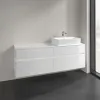Villeroy & Boch Collaro Тумба под раковину, с подсветкой, 4 выдвижных ящика, 1600 x 548 x 500 mm, Glossy White / Glossy White C136B0DH