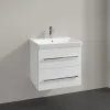 Villeroy & Boch Avento Тумба под раковину, 2 выдвижных ящика, 580 x 514 x 484 mm, Стекло белое A88900B4