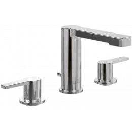 Villeroy & Boch Architectura Смеситель для ванны двухвентильный с комплектом слива со стяжкой, Хром TVW10310811061