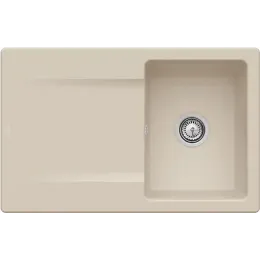 Villeroy & Boch Siluet 45 Мойка, включая Комплект слива с ручным управлением, выкл TitanCeram, 800 x 510 mm 333401AM