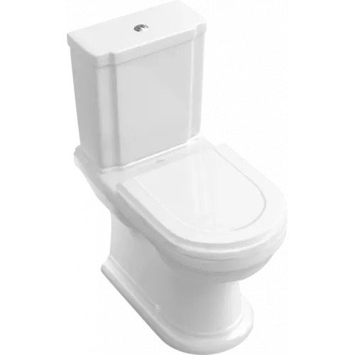 Villeroy & Boch Hommage Сиденье с крышкой для унитаза, с функцией автоматического опускания (SoftClosing), со снимаемым сиденьем (QuickRelease), Альпийский белый 8809S1R1