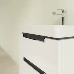 Villeroy & Boch Subway 2.0 Тумба под раковину, 2 выдвижных ящика, 485 x 590 x 379 mm, Glossy White A90710DH