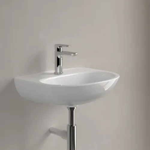 Villeroy & Boch O.novo Раковина компактная, 500 x 380 x 160 mm, Альпийский белый, без перелива 43405101