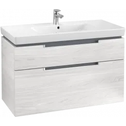 Villeroy & Boch Subway 2.0 Тумба под раковину, 2 выдвижных ящика, 987 x 590 x 449 mm, White Wood A91500E8