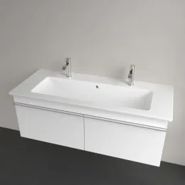 Villeroy & Boch Venticello Pаковина для установки на тумбу, 1200 x 500 x 175 mm, Stone White CeramicPlus, с переливом 4104CKRW