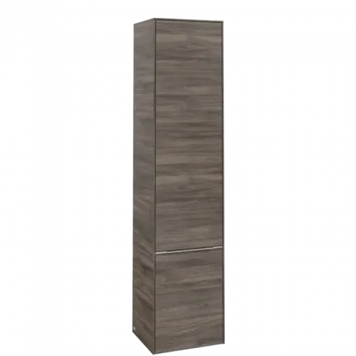 Villeroy & Boch Subway 3.0 Шкаф-пенал, 2 двери, 400 x 1710 x 362 mm, Stone Oak / Stone Oak C58600RK