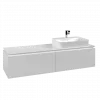 Villeroy & Boch Legato Тумба под раковину, 2 выдвижных ящика, 1600 x 380 x 500 mm, Glossy White / Glossy White B76500DH