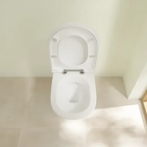 Villeroy & Boch ViCare Унитаз с открытым смывным краем ViCare, настенный, Альпийский белый 4601R001