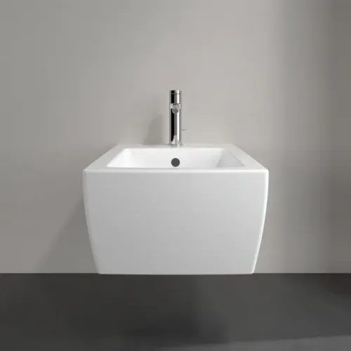 Villeroy & Boch Memento 2.0 Биде, настенный, 375 x 560 mm, Stone White CeramicPlus 443300RW