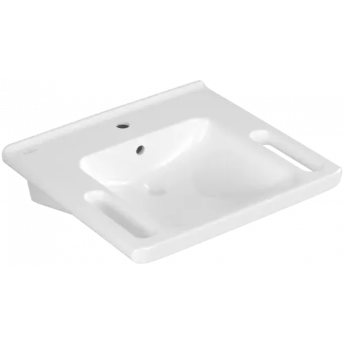 Villeroy & Boch ViCare Pаковина ViCare, 600 x 550 x 180 mm, Альпийский белый, с переливом 4A686001