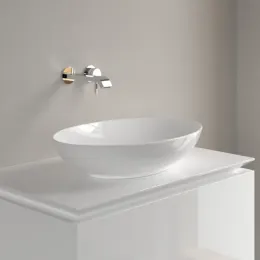 Villeroy & Boch Loop & Friends Раковина для установки на столешницу, 560 x 380 x 120 mm, Альпийский белый, с переливом 4A470001