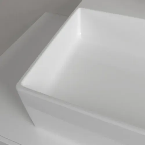 Villeroy & Boch Memento 2.0 Раковина для установки на столешницу, 600 x 420 x 140 mm, Альпийский белый CeramicPlus, с переливом 4A0760R1