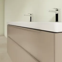 Villeroy & Boch Subway 3.0 Тумба под раковину, с подсветкой, 4 выдвижных ящика, 1272 x 576 x 478 mm, Taupe C568L2VM