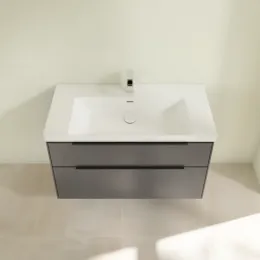 Villeroy & Boch Subway 3.0 Тумба под раковину, 2 выдвижных ящика, 973 x 576 x 478 mm, Graphite C57001VR