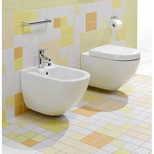 Чаша для унитаза подвесного Villeroy & Boch Subway 660010R1 альпийский белый CeramicPlus 660010R1