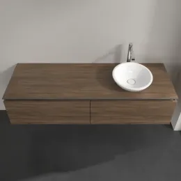 Villeroy & Boch Legato Тумба под раковину, 2 выдвижных ящика, 1600 x 380 x 500 mm, Arizona Oak / Arizona Oak B59700VH