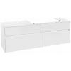 Villeroy & Boch Collaro Тумба под раковину, 4 выдвижных ящика, 1600 x 548 x 500 mm, Glossy White / Glossy White C02700DH