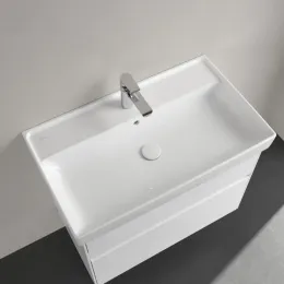 Villeroy & Boch Collaro Pаковина для установки на тумбу, 800 x 465 x 160 mm, Альпийский белый CeramicPlus, с переливом 4A3380R1