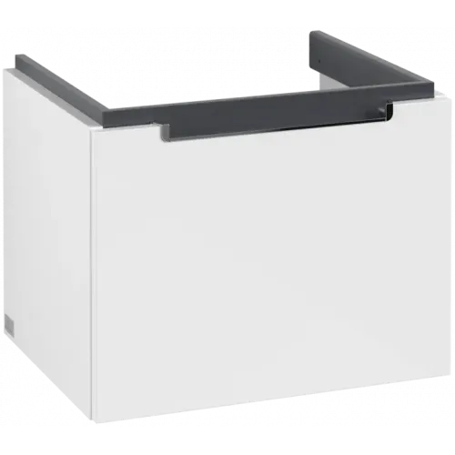 Villeroy & Boch Subway 2.0 Тумба под раковину, 1 выдвижной ящик, 537 x 420 x 423 mm, Glossy White A68610DH
