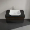 Villeroy & Boch Venticello Тумба под раковину, 2 выдвижных ящика, 957 x 606 x 502 mm, Black Matt Lacquer / Black Matt Lacquer A94105PD