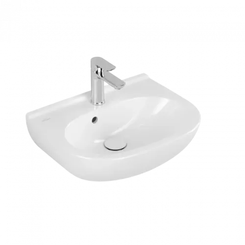 Villeroy & Boch O.novo Раковина компактная, 500 x 400 x 180 mm, Альпийский белый, с переливом 53605001