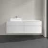 Villeroy & Boch Collaro Тумба под раковину, с подсветкой, 4 выдвижных ящика, 1600 x 548 x 500 mm, Glossy White / Glossy White C078B0DH