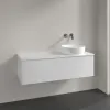 Villeroy & Boch Antao Тумба под раковину, с подсветкой, 1 выдвижной ящик, 1200 x 360 x 500 mm, лицевая поверхность без текстурированной отделки, Glossy White Lacquer / Glossy White Lacquer L34010GF