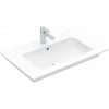 Villeroy & Boch Venticello Pаковина для установки на тумбу, 800 x 500 x 165 mm, Альпийский белый CeramicPlus, с переливом 41048LR1
