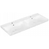 Villeroy & Boch Avento Двойная раковина для установки на тумбу, 1200 x 470 x 160 mm, Альпийский белый, с переливом 4A23CK01