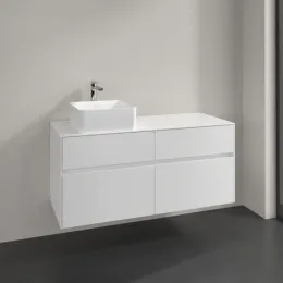 Villeroy & Boch Collaro Тумба под раковину, 4 выдвижных ящика, 1200 x 548 x 500 mm, Glossy White / Glossy White C04200DH