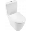 Villeroy & Boch Avento Унитаз-компакт с открытым смывным краем, напольный, Альпийский белый 5644R001