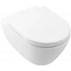 Villeroy & Boch Subway 2.0 Унитаз с открытым смывным краем, настенный, Stone White CeramicPlus 5614R0RW