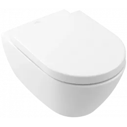 Villeroy & Boch Subway 2.0 Унитаз с открытым смывным краем, настенный, Stone White CeramicPlus 5614R0RW
