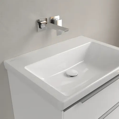 Villeroy & Boch Subway 3.0 Pаковина, 650 x 470 x 165 mm, Альпийский белый, без перелива 4A706801