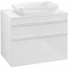 Villeroy & Boch Venticello Тумба под раковину, 2 выдвижных ящика, 757 x 606 x 502 mm, Glossy White / Glossy White A94002DH