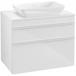 Villeroy & Boch Venticello Тумба под раковину, 2 выдвижных ящика, 757 x 606 x 502 mm, Glossy White / Glossy White A94002DH