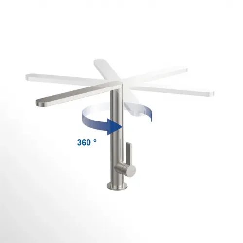 Villeroy & Boch Finera Однорычажный смеситель для мойки Однорычажный смеситель для мойки, выкл Нержавеющая сталь, Золотистый матовый 92700003